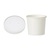 Heavy Duty Food Containers & Lid Combi White 12OZ (Case 250)