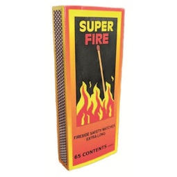 Super Fire Extra Long Matches Box 65 (Case 12)
