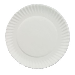 Round Paper Plate White 9" (Case 1200)
