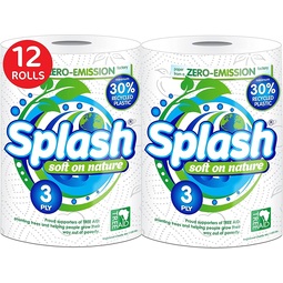 Splash Soft on Nature Jumbo Kitchen Roll Towel 3Ply 23M (Case 12)