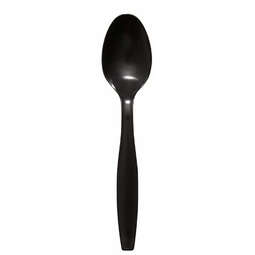 Reusable Plastic Teaspoon Black (Case 1000)