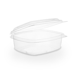 PLA Hinged Deli Pot Clear 12OZ (Case 300)