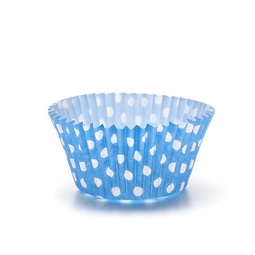 Paper Baking Cups Blue Spot (Case 500)