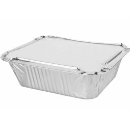 Foil Containers Lid No 6 8x4" (Case 500)