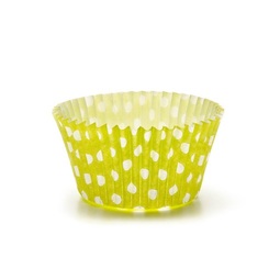 Paper Baking Cups Green Spot (Case 500)