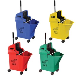 SYR Lady Bug Combo Mop Bucket c/w Castors Blue 15 Litre