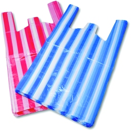 Heavy Duty Striped Counter Bag Assorted  10x12'' (Case 1000)