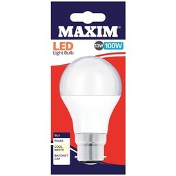 Maxim LED GLS Bayonet Cap Cool White 100W (Case 10)